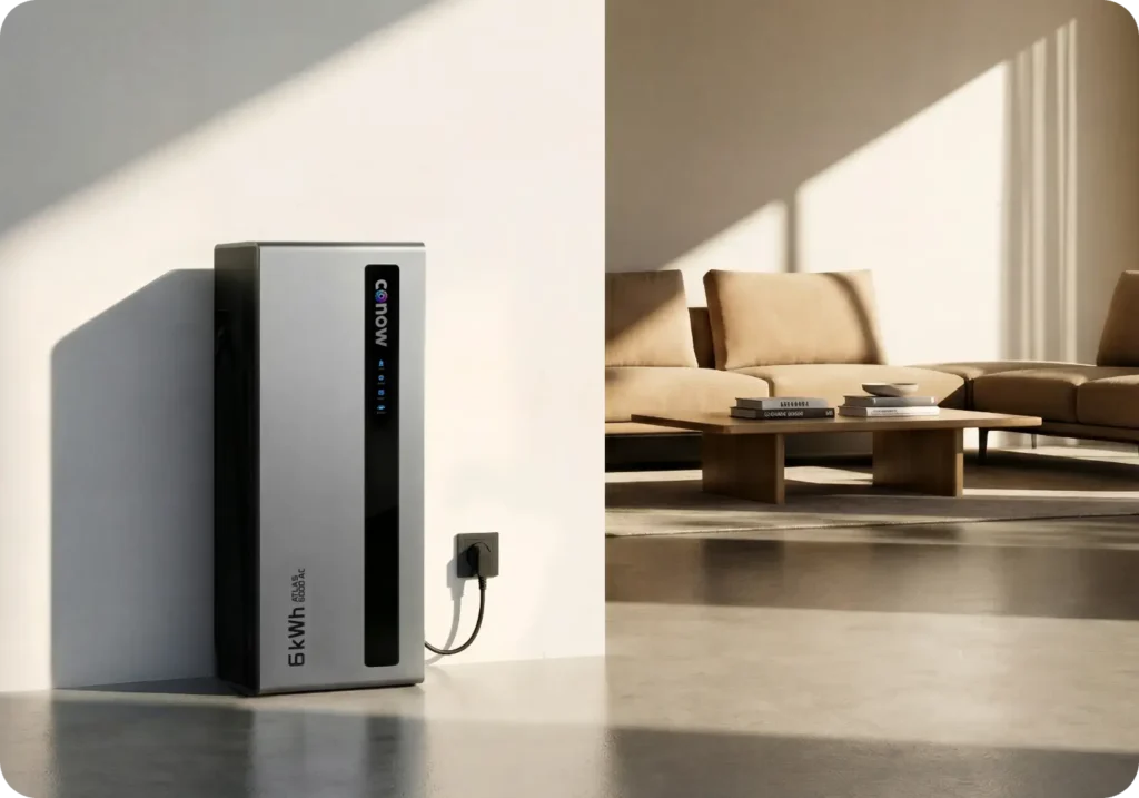 Plug-and-Play-Heimspeicher: Worauf kommt es bei einer einfachen Speicherlösung für zu Hause an? Conow Atlas 6000 AC
